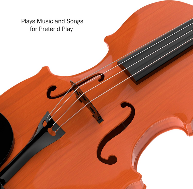 Mini Violin – 3.9-Inch Gag Gift Replica | Sound-Playing Desk Toy & Hilarious Stress-Relief for Friends and Coworkers