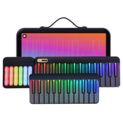 Portable Learning Digital Piano with Rainbow LED Keys | 256 Tones | 100+ Auto Chords