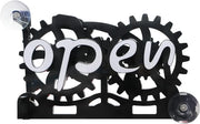Mechanical Gear Open/Close Sign – Twist to Flip | Buy One Get One Free!