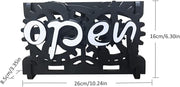 Mechanical Gear Open/Close Sign – Twist to Flip | Buy One Get One Free!