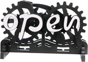 Mechanical Gear Open/Close Sign – Twist to Flip | Buy One Get One Free!