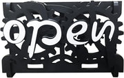 Mechanical Gear Open/Close Sign – Twist to Flip | Buy One Get One Free!