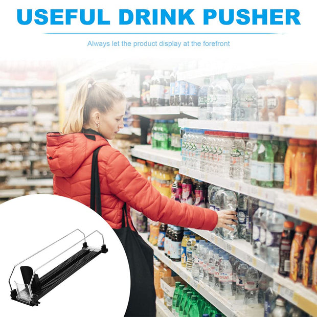 Transform Your Fridge! – Self-Pushing Drink Display Racks for Refrigerator, Pantry & More