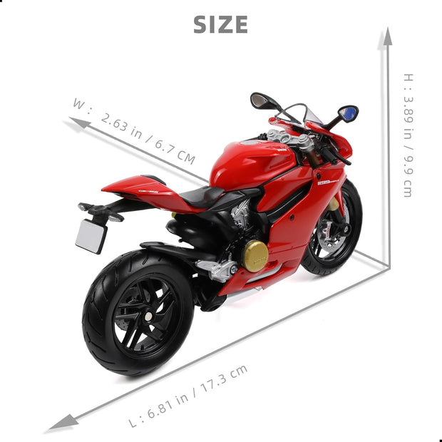 1:12 Mini Motorcycle Model – Diecast Collectible | Realistic Superbike Replica for Display & Gifts