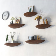 Elevate Your Walls in Style – Modern Half-Moon Floating Shelves for Stunning Wall Decor
