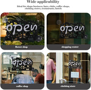 Mechanical Gear Open/Close Sign – Twist to Flip | Buy One Get One Free!