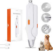 USB Rechargeable Nail Clippers with Quick Sensor – Safe Grooming for Dogs & Cats