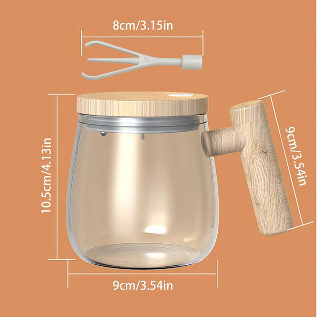Self-Stirring Electric Mug – Auto-Mixing & Heating Cup | Constant Temperature Coaster for Coffee, Tea & Protein Drinks