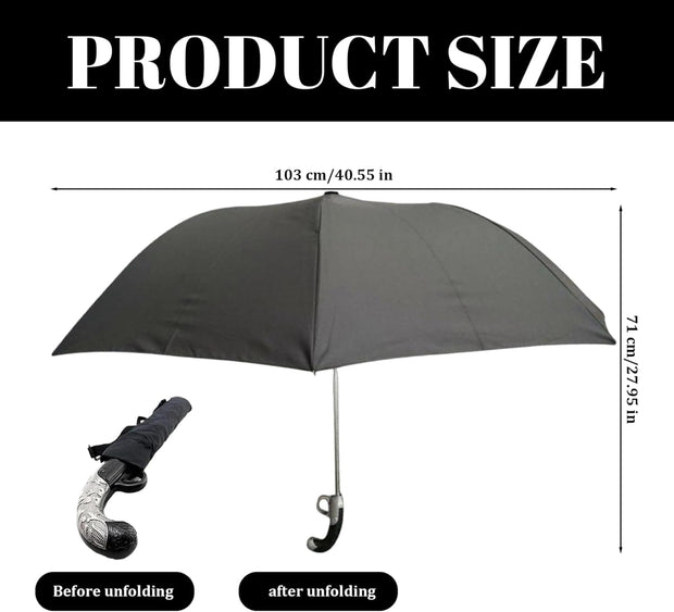 Command the Storm – Gun Handle Umbrella for Bold Style & Maximum Protection