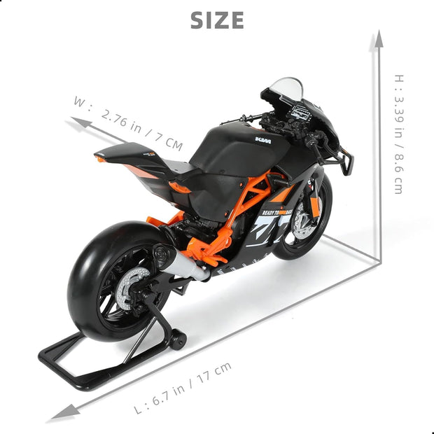 1:12 Mini Motorcycle Model – Diecast Collectible | Realistic Superbike Replica for Display & Gifts