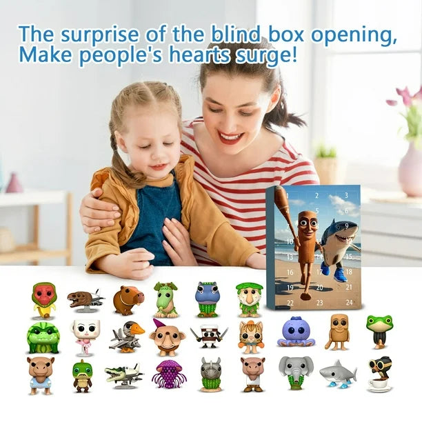 24Pcs Brainrot Madness Blind Box – Unbox the Unexpected!