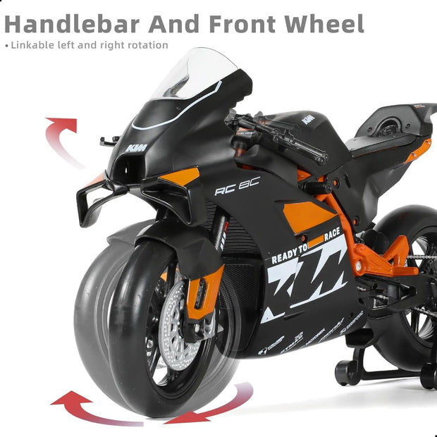 1:12 Mini Motorcycle Model – Diecast Collectible | Realistic Superbike Replica for Display & Gifts