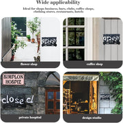 Mechanical Gear Open/Close Sign – Twist to Flip | Buy One Get One Free!