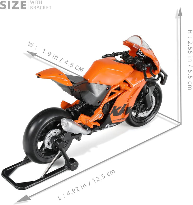 1:12 Mini Motorcycle Model – Diecast Collectible | Realistic Superbike Replica for Display & Gifts