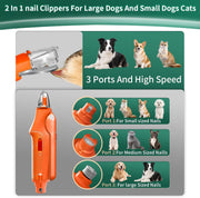 USB Rechargeable Nail Clippers with Quick Sensor – Safe Grooming for Dogs & Cats