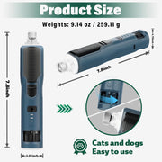 USB Rechargeable Nail Clippers with Quick Sensor – Safe Grooming for Dogs & Cats