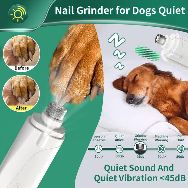 USB Rechargeable Nail Clippers with Quick Sensor – Safe Grooming for Dogs & Cats
