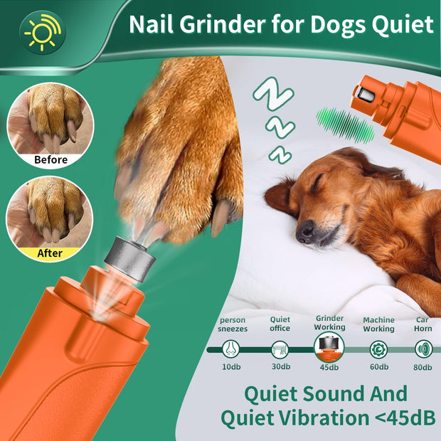 USB Rechargeable Nail Clippers with Quick Sensor – Safe Grooming for Dogs & Cats