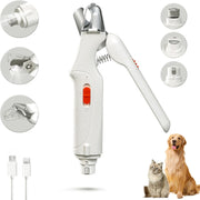 USB Rechargeable Nail Clippers with Quick Sensor – Safe Grooming for Dogs & Cats