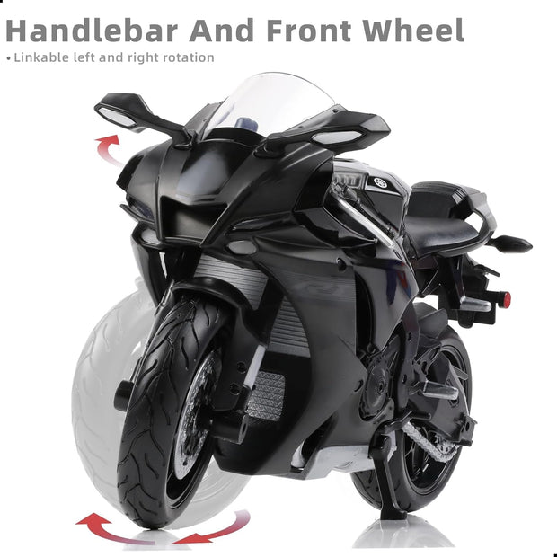 1:12 Mini Motorcycle Model – Diecast Collectible | Realistic Superbike Replica for Display & Gifts