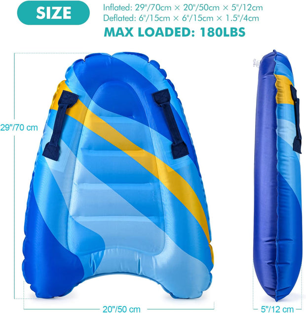 🏄Turn Every Pool Day into a Party – ☀️ Dual-Color Surf Board with Super Buoyancy & Grip!