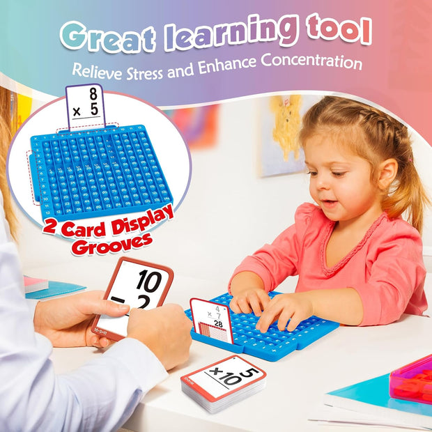 Ultimate Math Flash Cards & Pop Bubble Board – Fun, Interactive Learning for Kids!