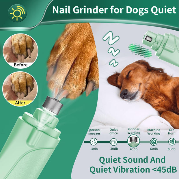 USB Rechargeable Nail Clippers with Quick Sensor – Safe Grooming for Dogs & Cats
