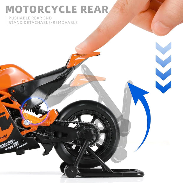 1:12 Mini Motorcycle Model – Diecast Collectible | Realistic Superbike Replica for Display & Gifts