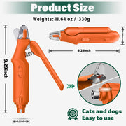 USB Rechargeable Nail Clippers with Quick Sensor – Safe Grooming for Dogs & Cats