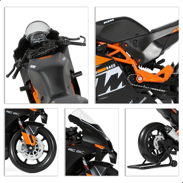 1:12 Mini Motorcycle Model – Diecast Collectible | Realistic Superbike Replica for Display & Gifts
