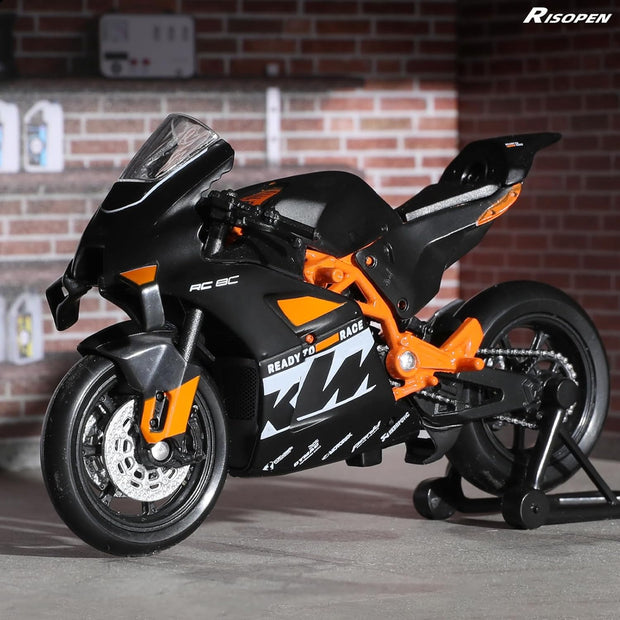 1:12 Mini Motorcycle Model – Diecast Collectible | Realistic Superbike Replica for Display & Gifts