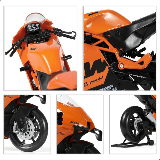 1:12 Mini Motorcycle Model – Diecast Collectible | Realistic Superbike Replica for Display & Gifts