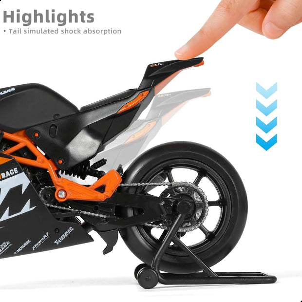 1:12 Mini Motorcycle Model – Diecast Collectible | Realistic Superbike Replica for Display & Gifts