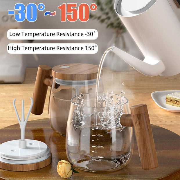 Self-Stirring Electric Mug – Auto-Mixing & Heating Cup | Constant Temperature Coaster for Coffee, Tea & Protein Drinks