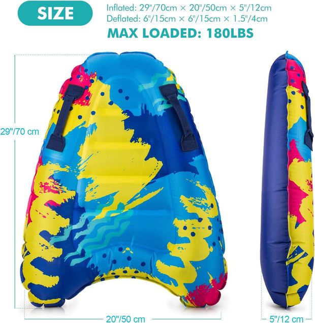 🏄Turn Every Pool Day into a Party – ☀️ Dual-Color Surf Board with Super Buoyancy & Grip!