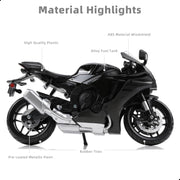 1:12 Mini Motorcycle Model – Diecast Collectible | Realistic Superbike Replica for Display & Gifts