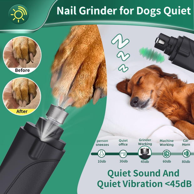 USB Rechargeable Nail Clippers with Quick Sensor – Safe Grooming for Dogs & Cats