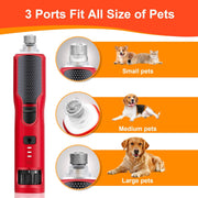 USB Rechargeable Nail Clippers with Quick Sensor – Safe Grooming for Dogs & Cats