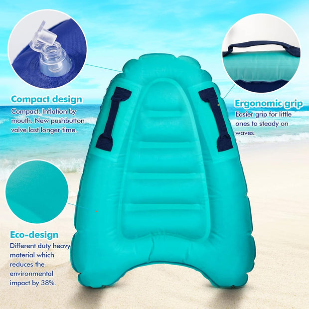 🏄Turn Every Pool Day into a Party – ☀️ Dual-Color Surf Board with Super Buoyancy & Grip!