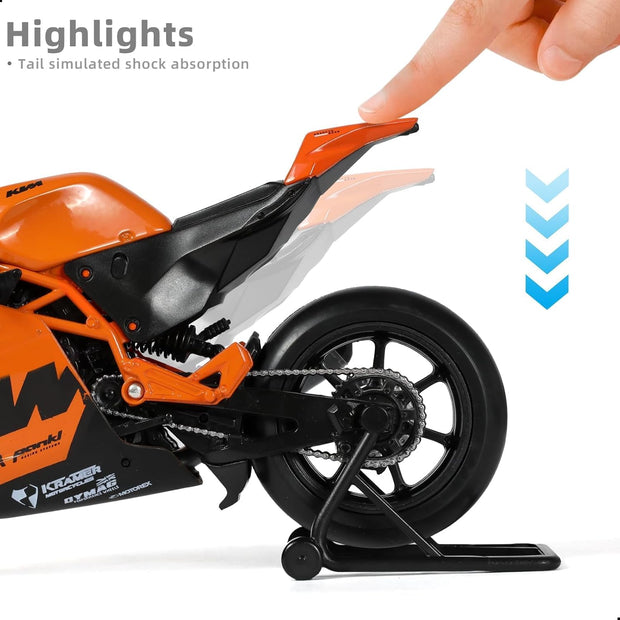1:12 Mini Motorcycle Model – Diecast Collectible | Realistic Superbike Replica for Display & Gifts