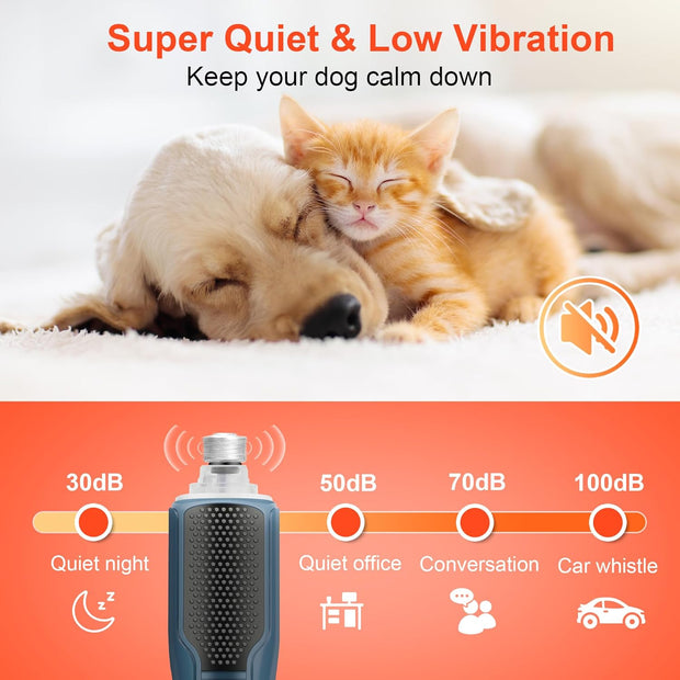 USB Rechargeable Nail Clippers with Quick Sensor – Safe Grooming for Dogs & Cats