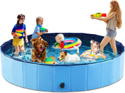 Paws & Splash” Foldable Dog Pool – Summer Fun in a Snap!