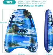 🏄Turn Every Pool Day into a Party – ☀️ Dual-Color Surf Board with Super Buoyancy & Grip!