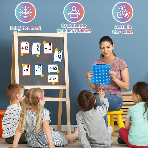 Ultimate Math Flash Cards & Pop Bubble Board – Fun, Interactive Learning for Kids!