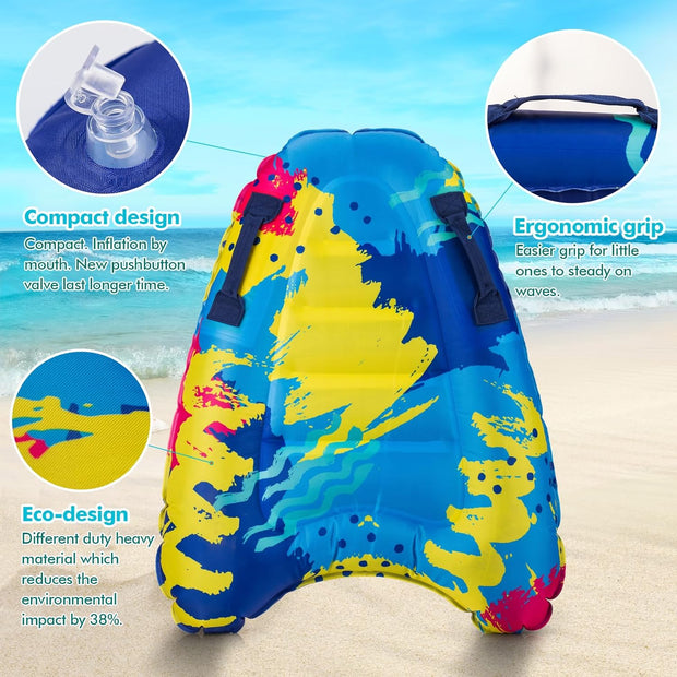 🏄Turn Every Pool Day into a Party – ☀️ Dual-Color Surf Board with Super Buoyancy & Grip!