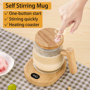 Self-Stirring Electric Mug – Auto-Mixing & Heating Cup | Constant Temperature Coaster for Coffee, Tea & Protein Drinks