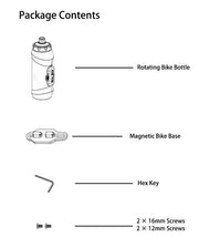 Rotating Bike Bottle – Quick-Release Magnetic Mount System