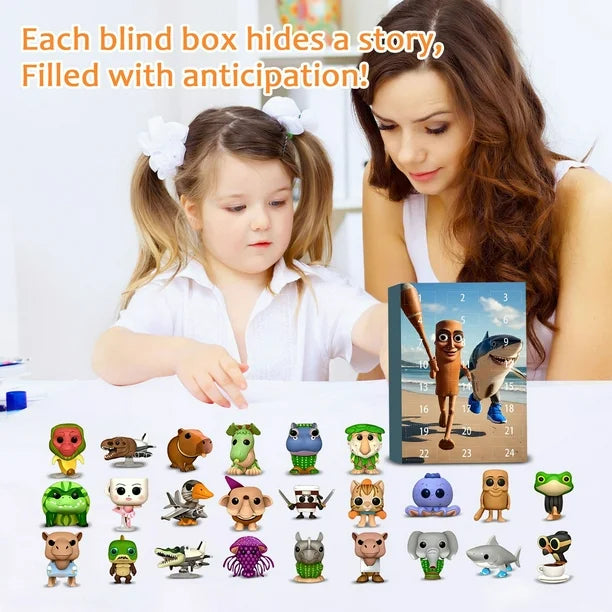 24Pcs Brainrot Madness Blind Box – Unbox the Unexpected!