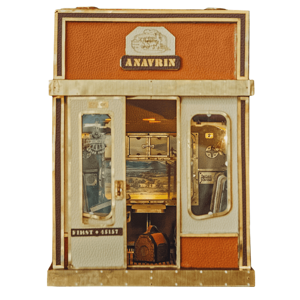 Vintage Train Book Nook Kit – A Cinematic Escape That Moves