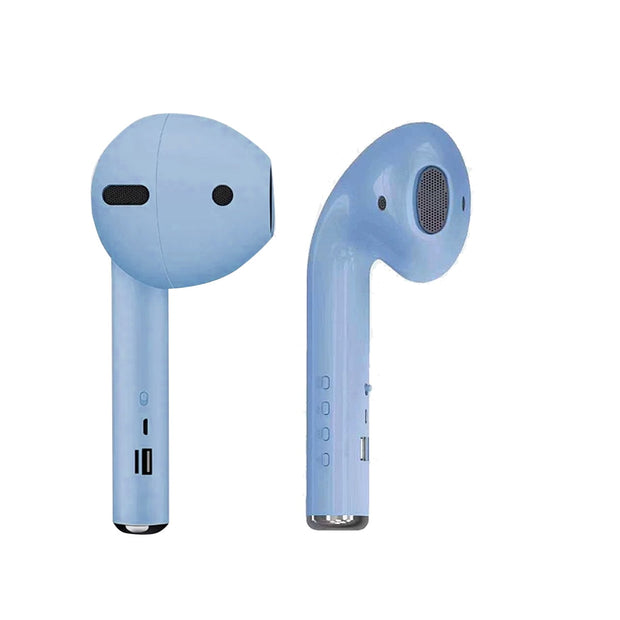 Massive AirPod Look, Mighty Sound – Wireless Bluetooth Speaker with FM & AUX